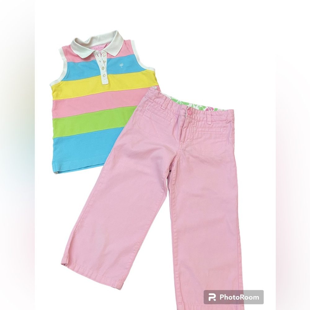 Girl’s Lilly Pulitzer outfit. Top is size 7 and bottoms are size 6.